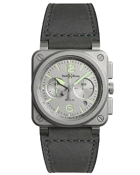 Часы Bell & Ross Instruments Chronograph BR0394-GR-ST