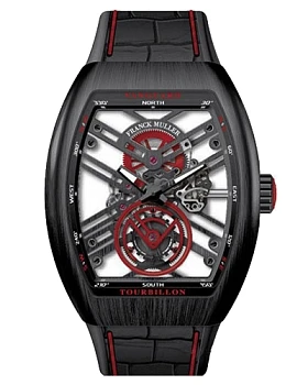 Часы Franck Muller Vanguard Tourbillon V45-T-SQT-TTNRBR-ER