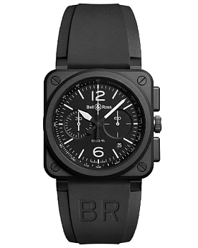 Часы Bell & Ross Instruments Chronograph BR0394-BL-CE