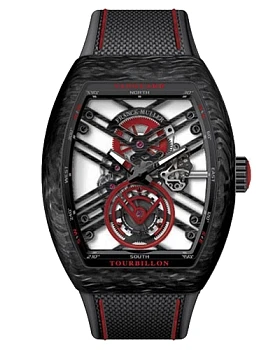 Часы Franck Muller Vanguard Tourbillon V45-T-SQT-CARBON-ER