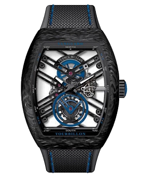 Часы Franck Muller Vanguard Tourbillon V45-T-SQT-CARBON-BL