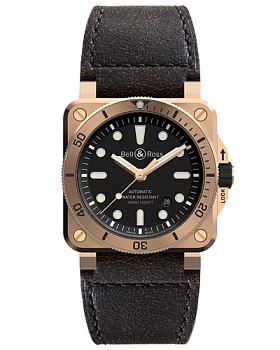 Часы Bell & Ross Instruments Diver BR0392-D-BL-BR