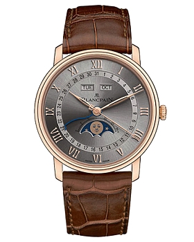 Часы Blancpain Villeret Quantieme Complet 6654-3613-55B