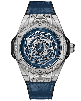 Часы Hublot Big Bang Sang Bleu One Click 465.SS.7179.VR.1204
