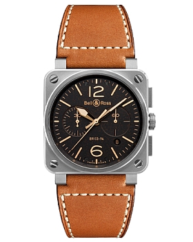 Часы Bell & Ross Instruments Chronograph BR0394-ST-G-HE