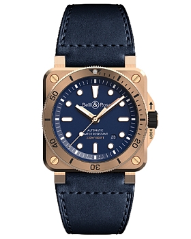 Часы Bell & Ross Instruments Diver BR0392-D-BU-BR