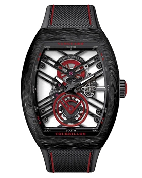 Часы Franck Muller Vanguard Tourbillon V45-T-SQT-CARBON-ER
