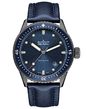 Часы Blancpain Fifty Fathoms Bathyscaphe 5000-0240-O52A